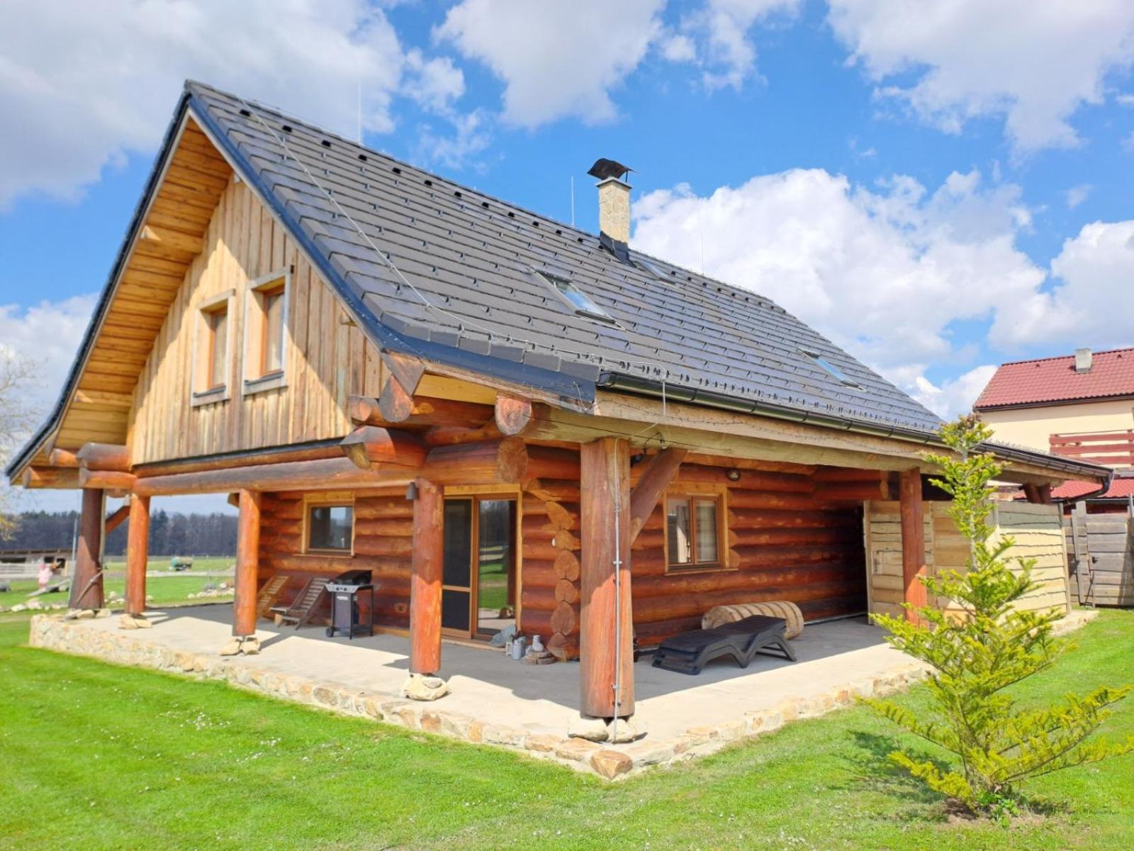 Villa Wellness Srub U Holubu Malsice Exterior foto