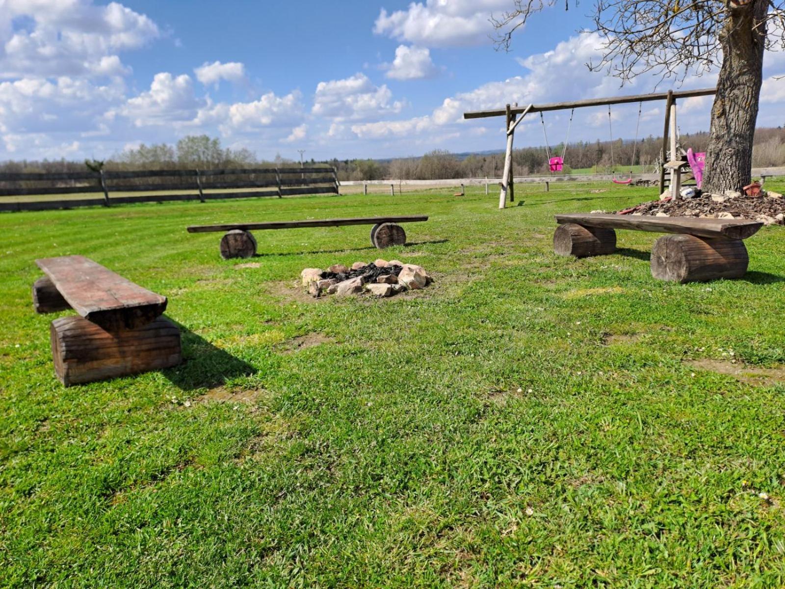 Villa Wellness Srub U Holubu Malsice Exterior foto