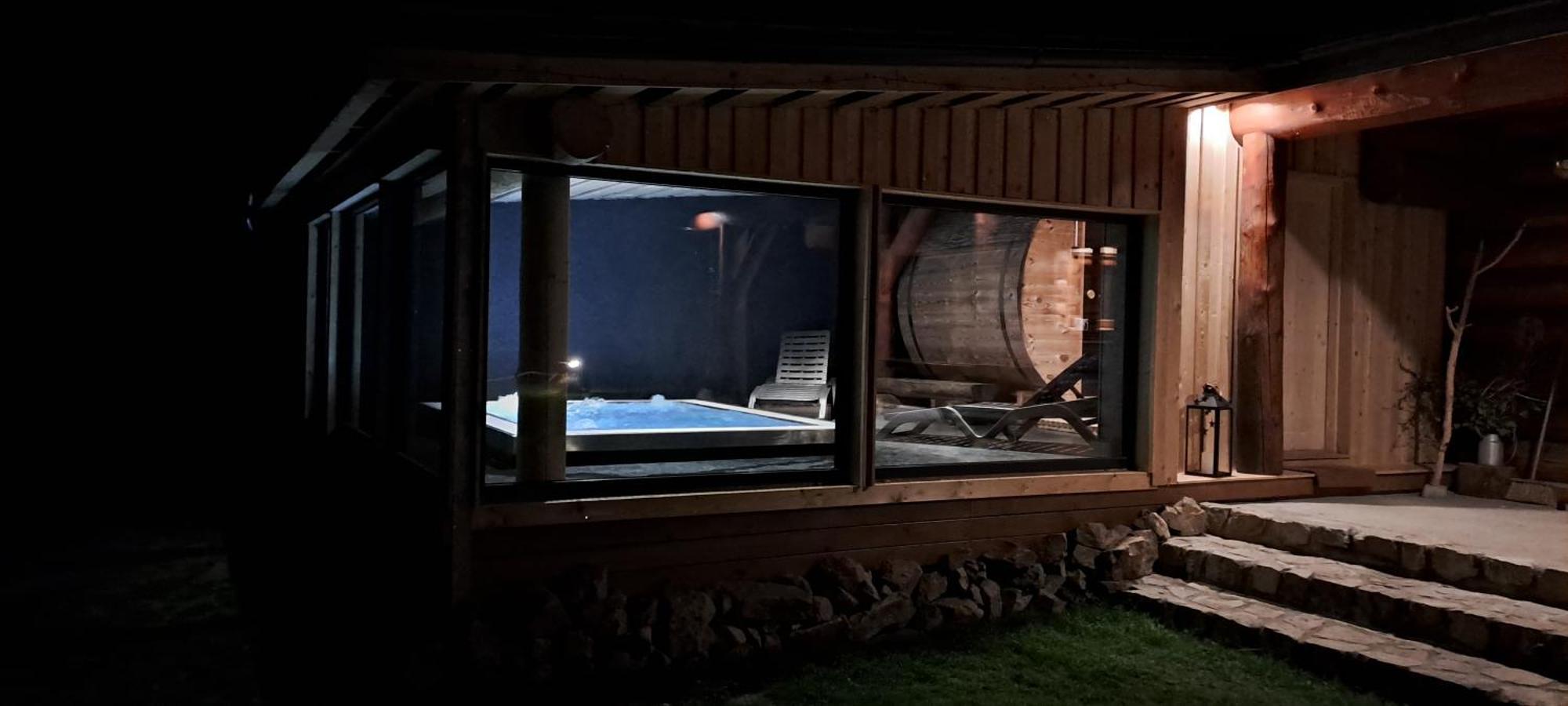 Villa Wellness Srub U Holubu Malsice Exterior foto